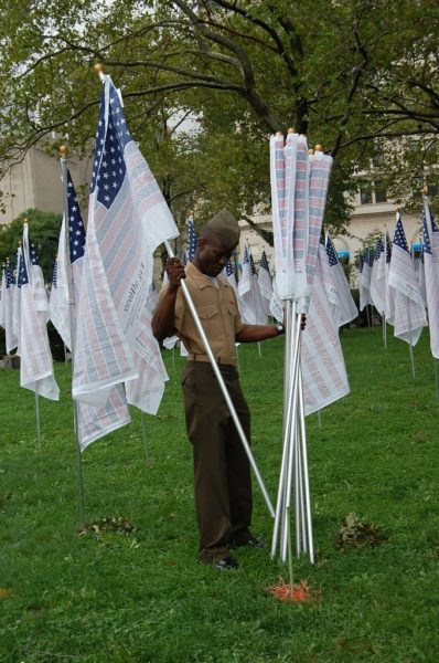 Flag of Honor 25 Flag Memorial Kit