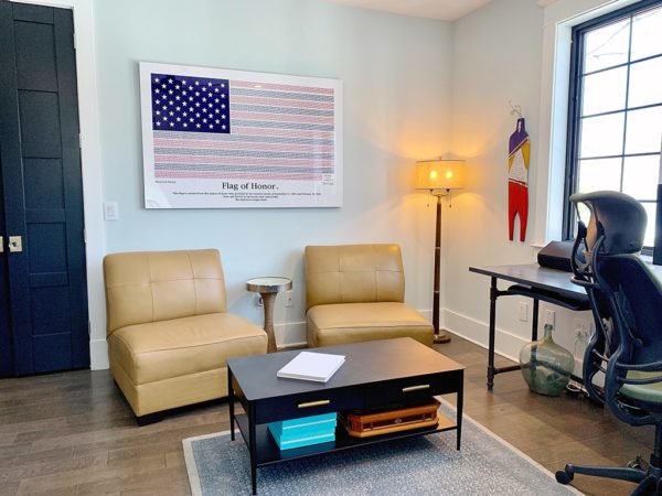 flag of honor aluminum flag living room